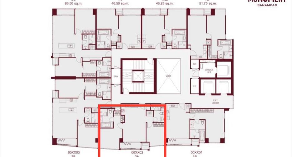 For rent 2 bedrooms condo in Phaya Thai, Bangkok