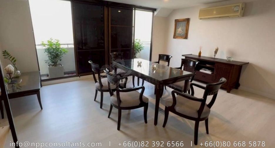 Condo en alquiler de 3 habitaciones en Watthana, Bangkok