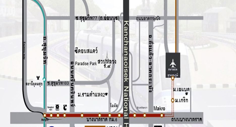 出租 和 出售 办公室 在 Bang Phli, Samut Prakan