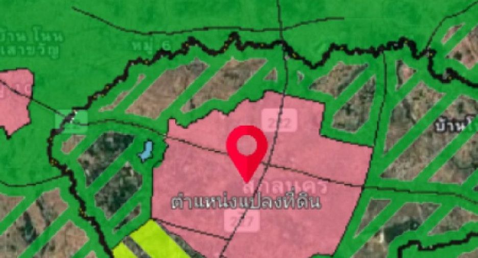 For sale land in Phang Khon, Sakon Nakhon