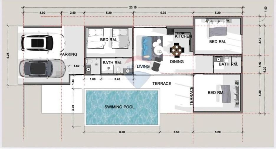 For sale 3 bedrooms villa in Ko Samui, Surat Thani