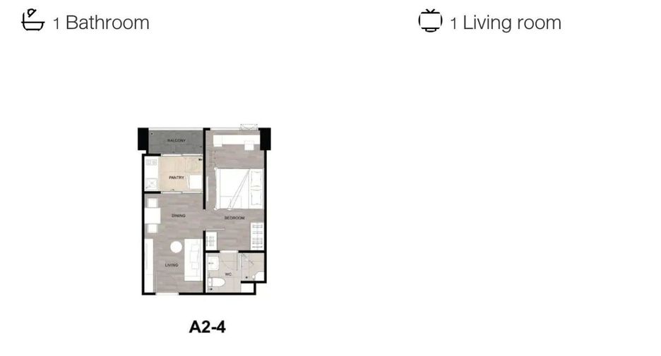 For sale 1 Beds condo in Mueang Samut Prakan, Samut Prakan