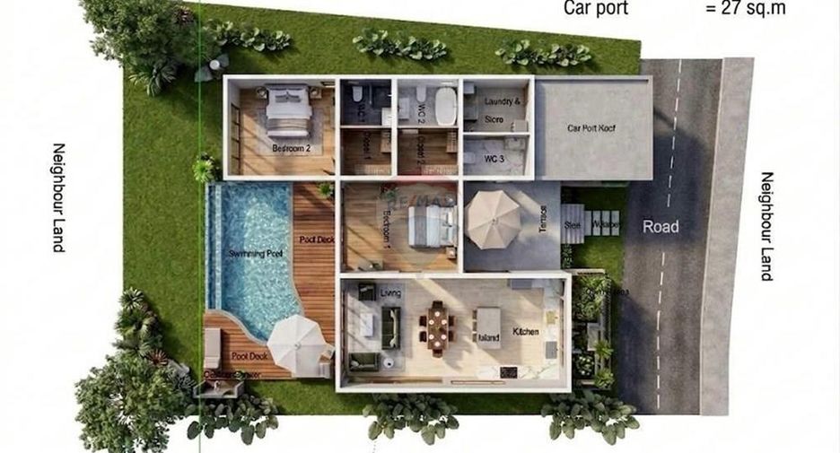 Villa zum Kauf mit 2 Zimmer in Ko Samui, Surat Thani