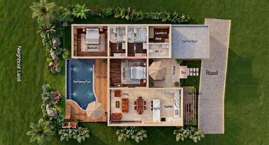 Villa zum Kauf mit 2 Zimmer in Ko Samui, Surat Thani