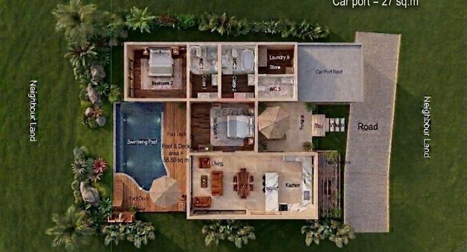 Villa zum Kauf mit 2 Zimmer in Ko Samui, Surat Thani