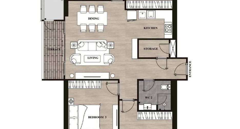 For sale 3 ベッドルーム condo in Mueang Chiang Mai, Chiang Mai