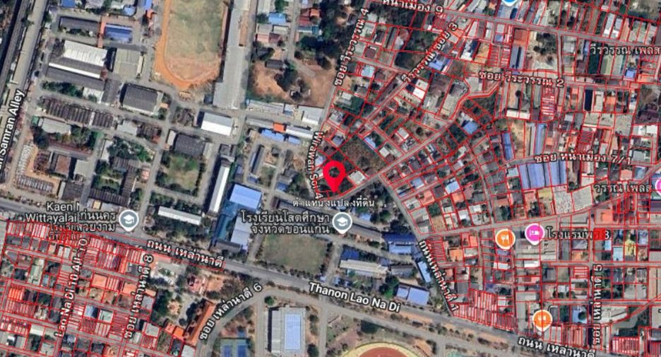 For sale land in Mueang Khon Kaen, Khon Kaen