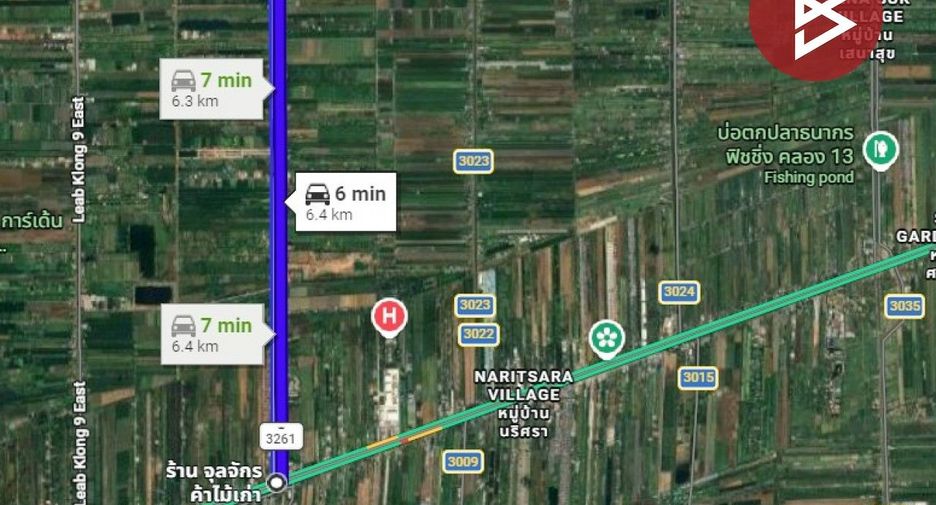 For sale land in Nong Suea, Pathum Thani