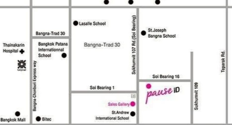 For sale 1 bed condo in Mueang Samut Prakan, Samut Prakan