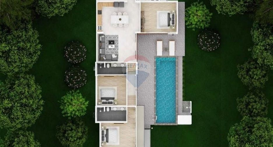 Villa en venta de 3 habitaciones en Ko Samui, Surat Thani