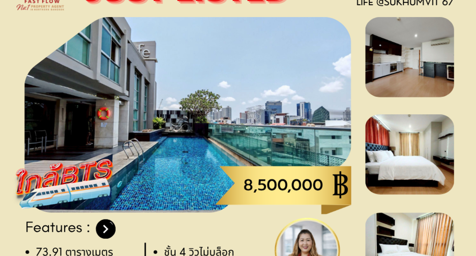 For sale 2 bedrooms condo in Khlong Toei, Bangkok