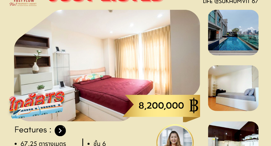 For sale 2 bedrooms condo in Khlong Toei, Bangkok