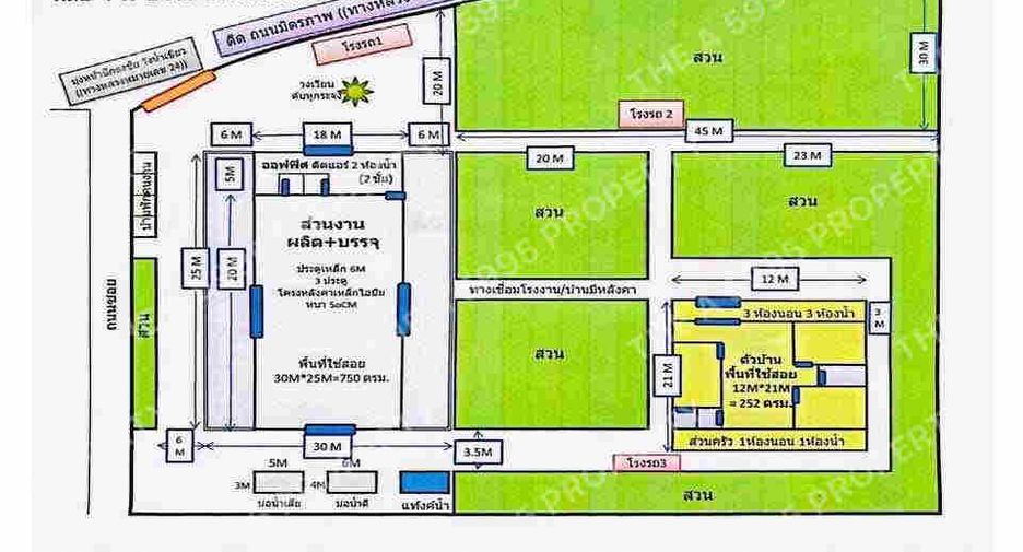 For sale 3 bedrooms warehouse in Mueang Nakhon Ratchasima, Nakhon Ratchasima