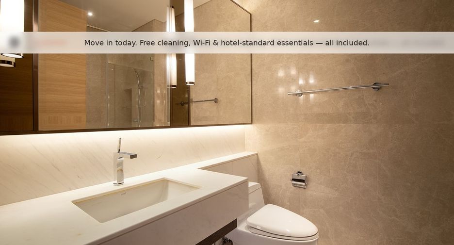 Wohnung zur Miete mit 1 Zimmer in Pathum Wan, Bangkok