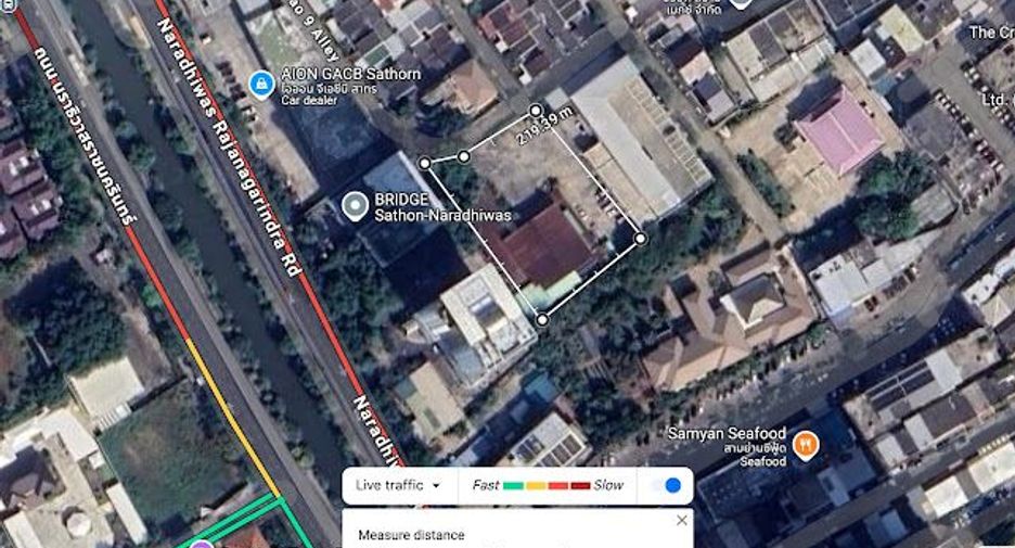 For sale land in Sathon, Bangkok