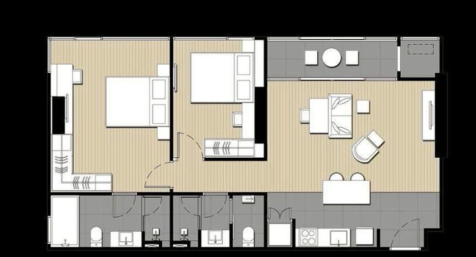 Wohnung zur Miete mit 2 Zimmer in Bang Na, Bangkok