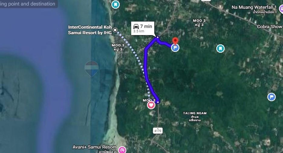 For sale land in Ko Samui, Surat Thani