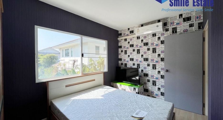 For rent 2 bedrooms townhouse in Bang Phli, Samut Prakan