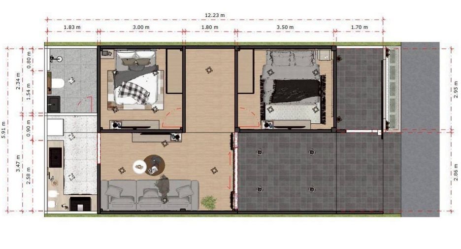 For sale 2 bedrooms house in Kathu, Phuket