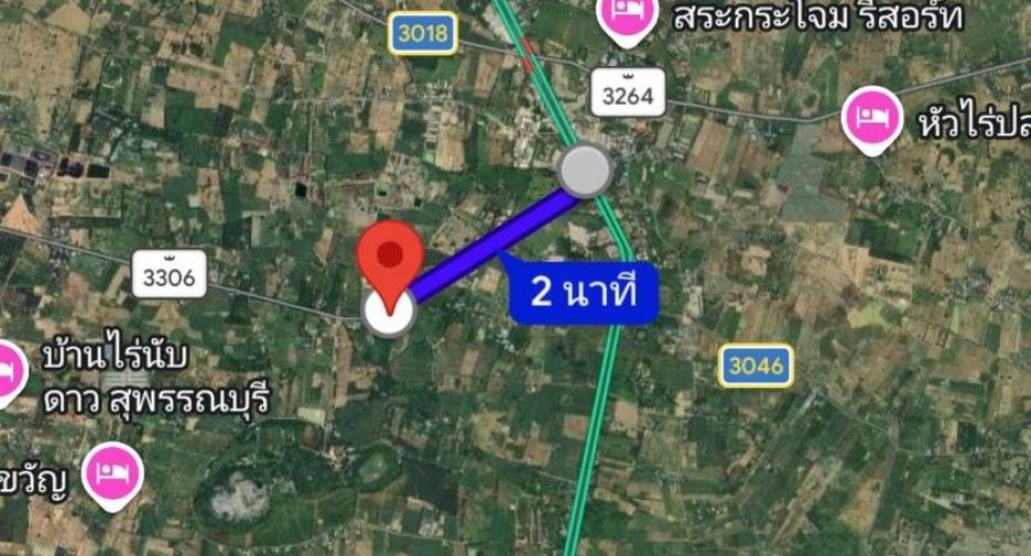 Grundstück zum Kauf in U Thong, Suphan Buri