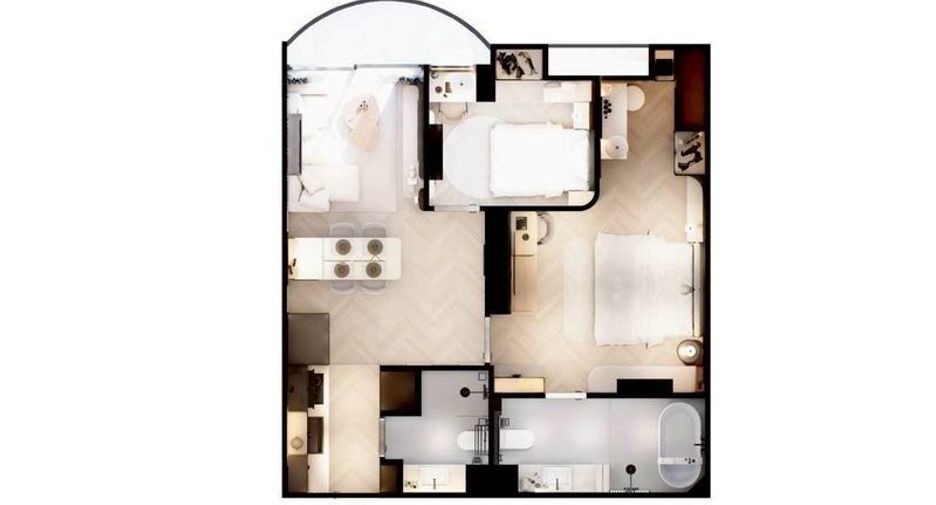 For sale 2 bedrooms apartment in Mueang Chiang Mai, Chiang Mai