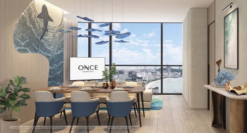 Condo en venta de 2 habitaciones en North Pattaya, Pattaya