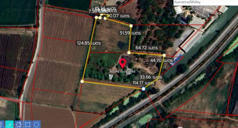 For sale land in Song Phi Nong, Suphan Buri