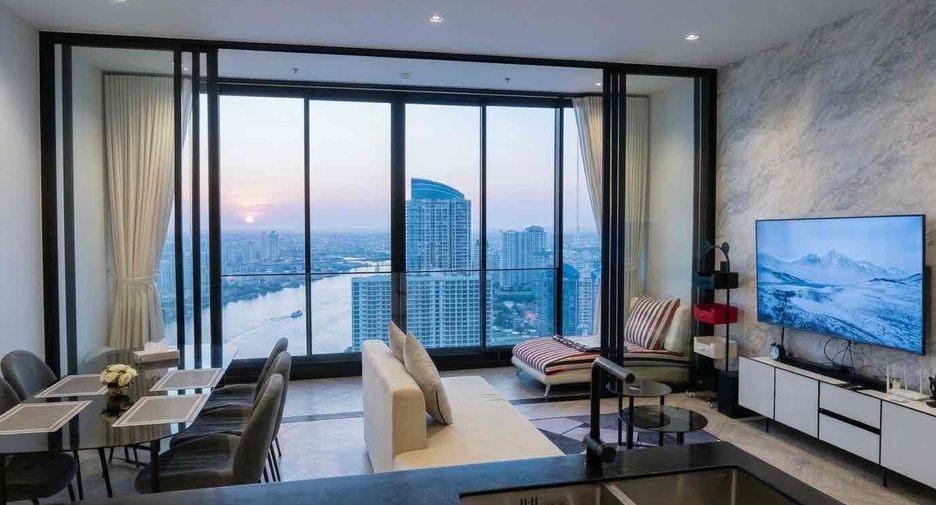 For rent 2 ベッドルーム condo in Khlong San, Bangkok