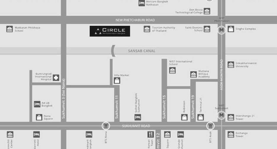 For rent 3 bedrooms condo in Watthana, Bangkok