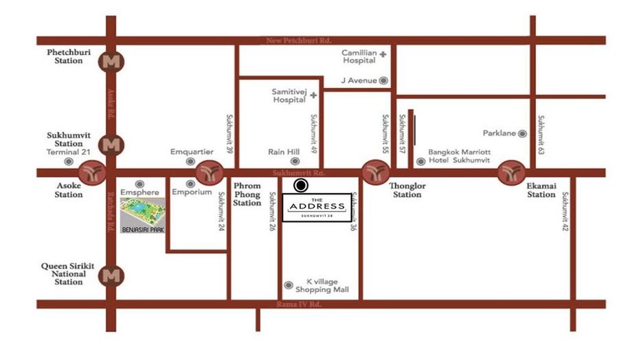 For rent 1 bed condo in Khlong Toei, Bangkok