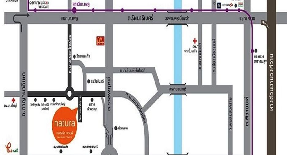 Reihenhaus zum Kauf mit 3 Zimmer in Mueang Nonthaburi, Nonthaburi