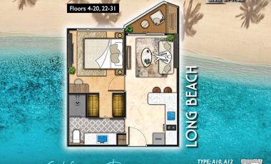 Wohnung zum Kauf mit 1 Zimmer in Jomtien, Pattaya