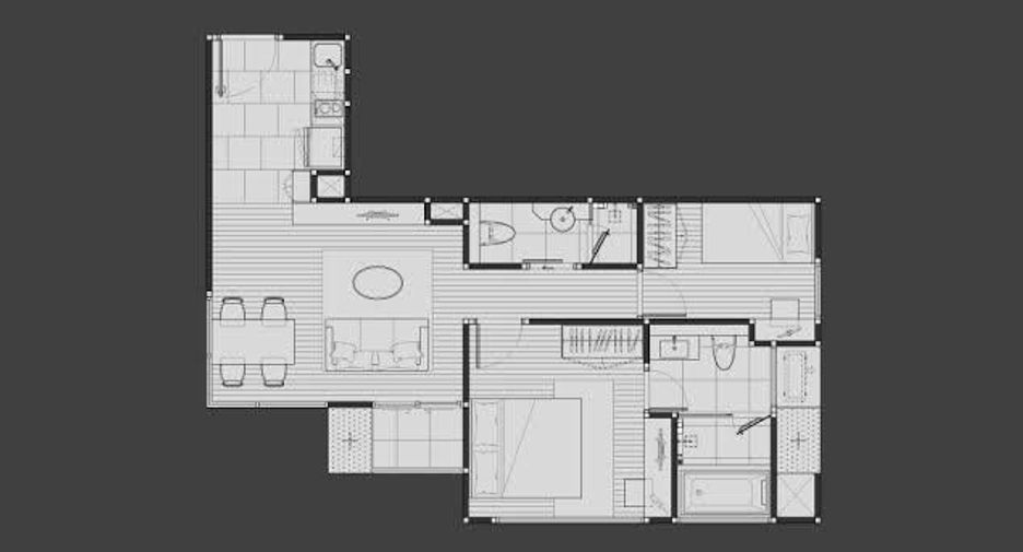 Condo en alquiler de 2 habitaciones en Watthana, Bangkok