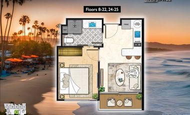 For sale 1 bed condo 