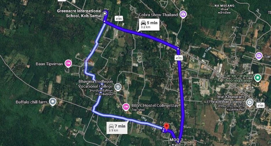 For sale land in Ko Samui, Surat Thani