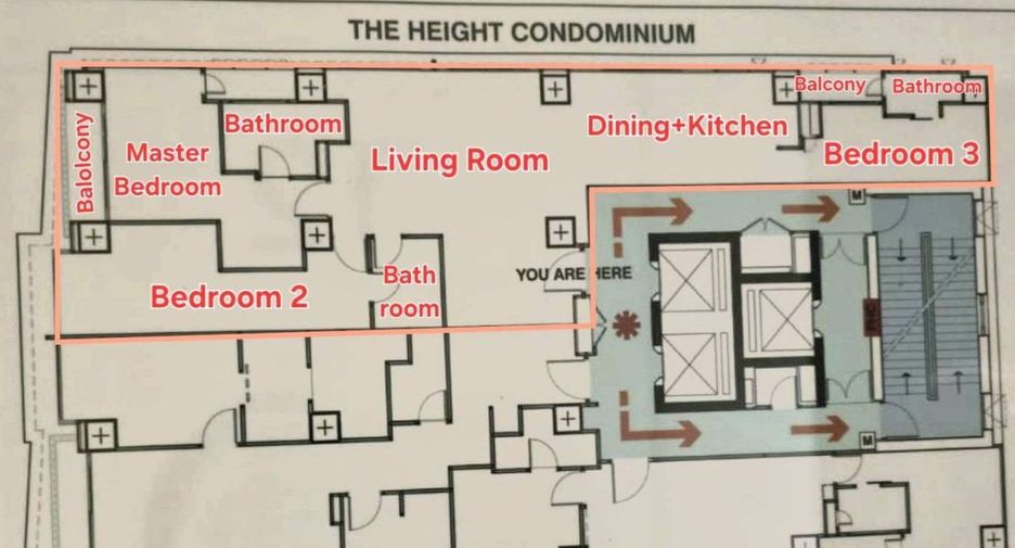 Wohnung zum Kauf mit 3 Zimmer in Watthana, Bangkok