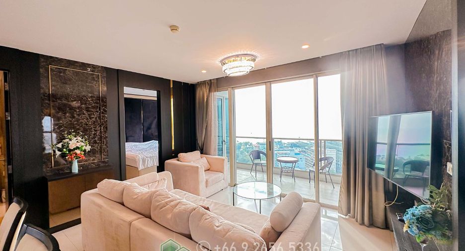 À louer 2 chambres condo à Jomtien, Pattaya