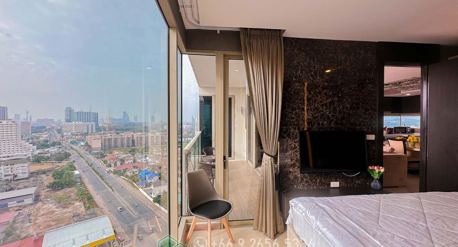 À louer 2 chambres condo à Jomtien, Pattaya