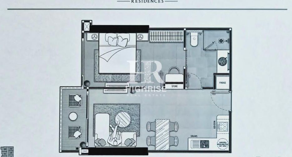 For sale 1 bed condo in Pratumnak, Pattaya
