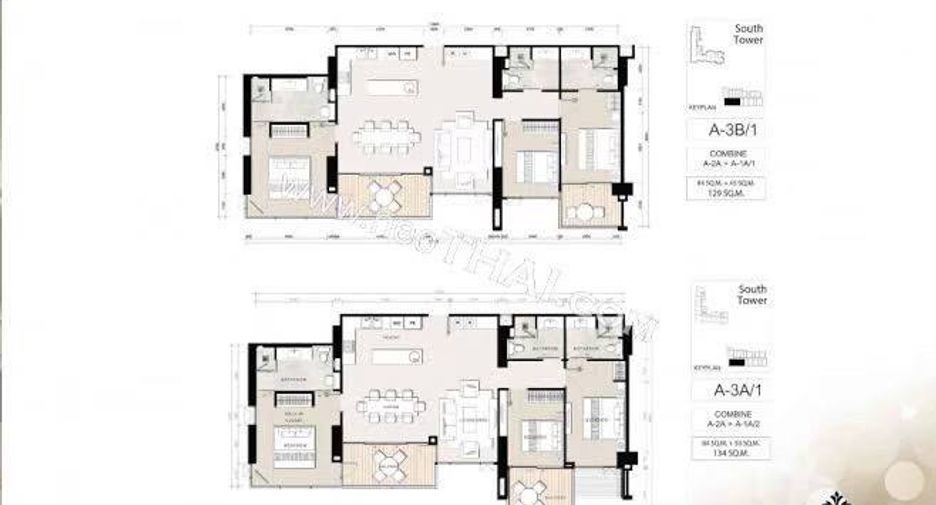 Condo en venta de 3 habitaciones en North Pattaya, Pattaya