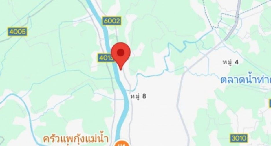 For sale land in Bang Khonthi, Samut Songkhram
