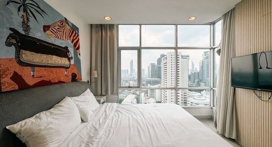 For rent 2 bedrooms condo in Sathon, Bangkok