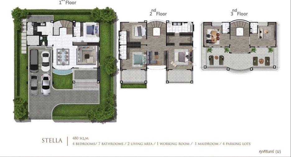 For rent 4 bedrooms house in Mae Rim, Chiang Mai