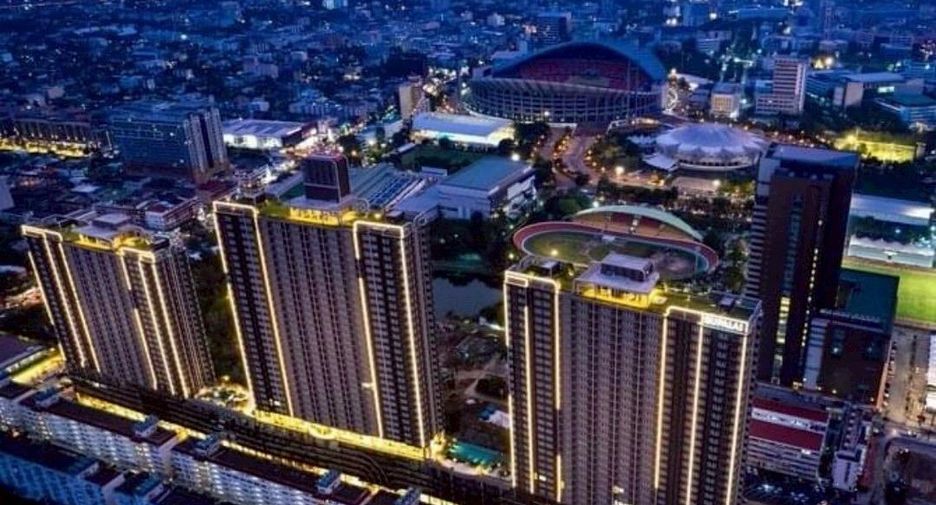 For rent 2 bedrooms condo in Bang Kapi, Bangkok