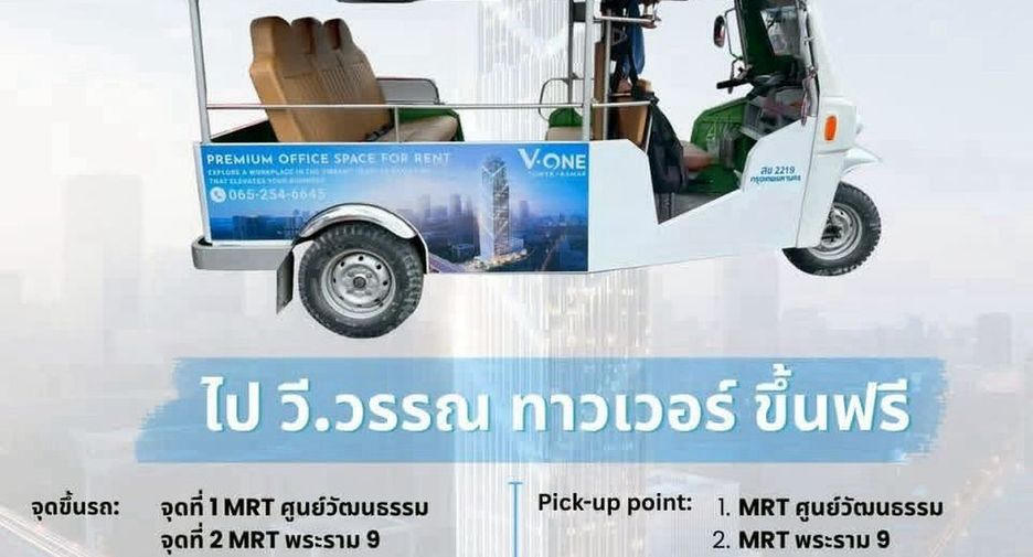 For rent office in Huai Khwang, Bangkok