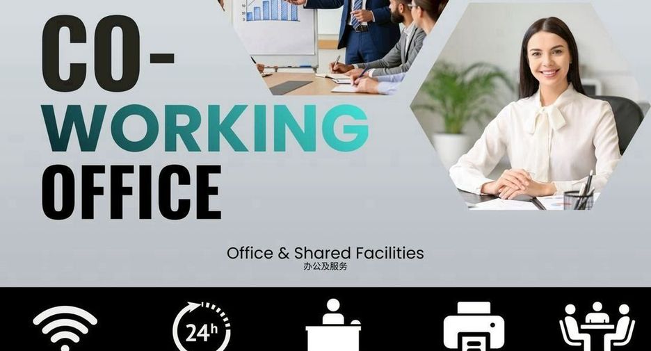 For rent office in Huai Khwang, Bangkok