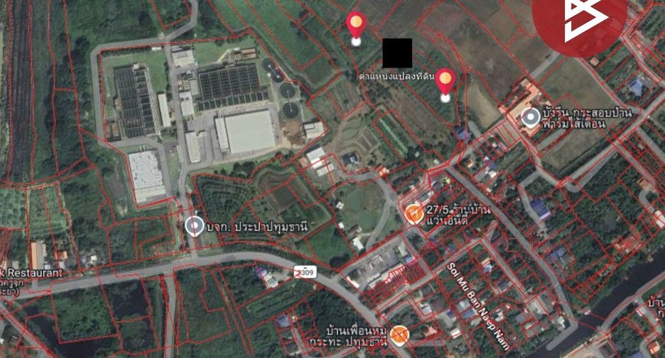 Terreno en venta en Sam Khok, Pathum Thani