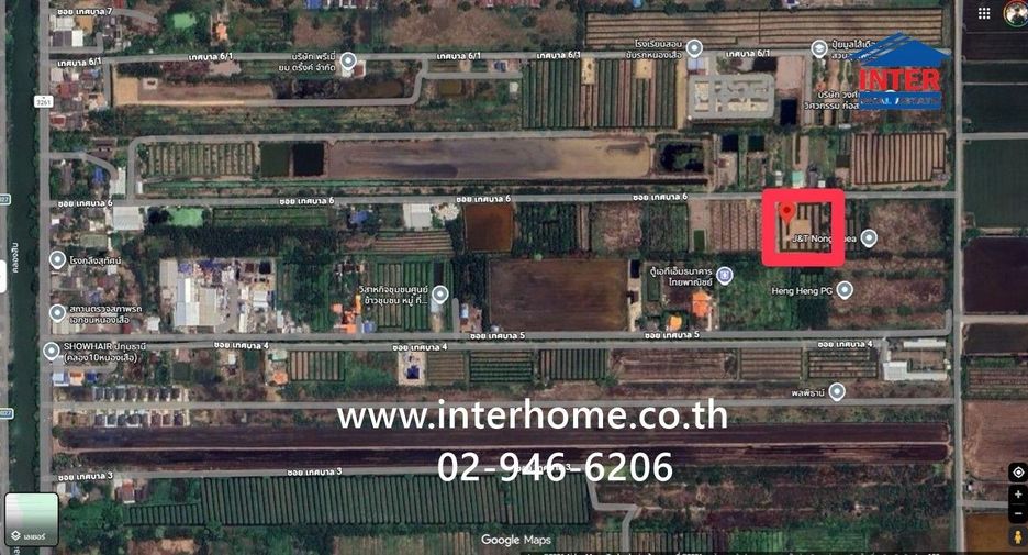 For sale land in Nong Suea, Pathum Thani