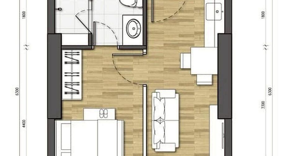 À vendre 1 chambre condo à Watthana, Bangkok