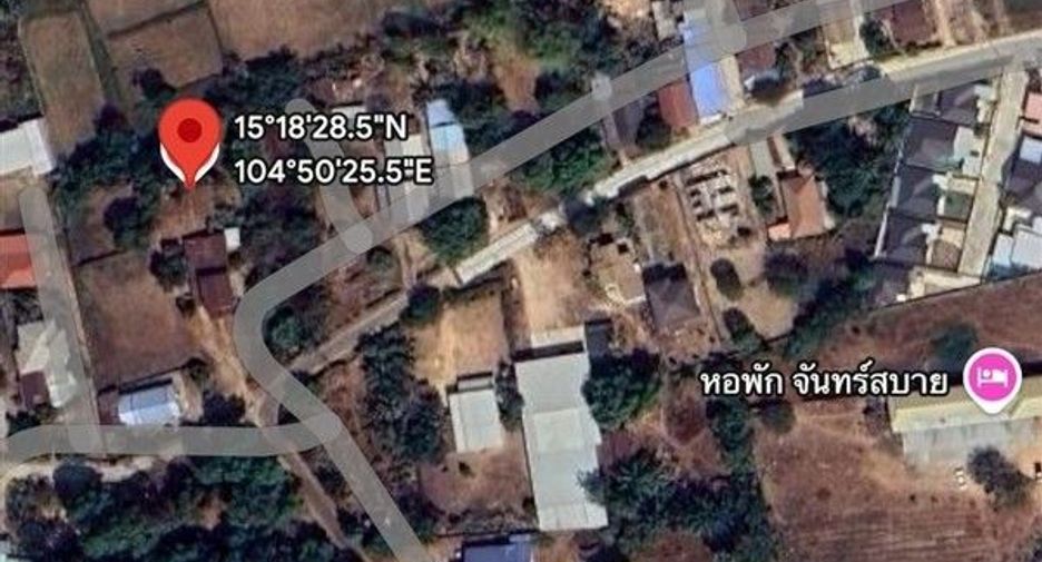 For sale land in Mueang Ubon Ratchathani, Ubon Ratchathani
